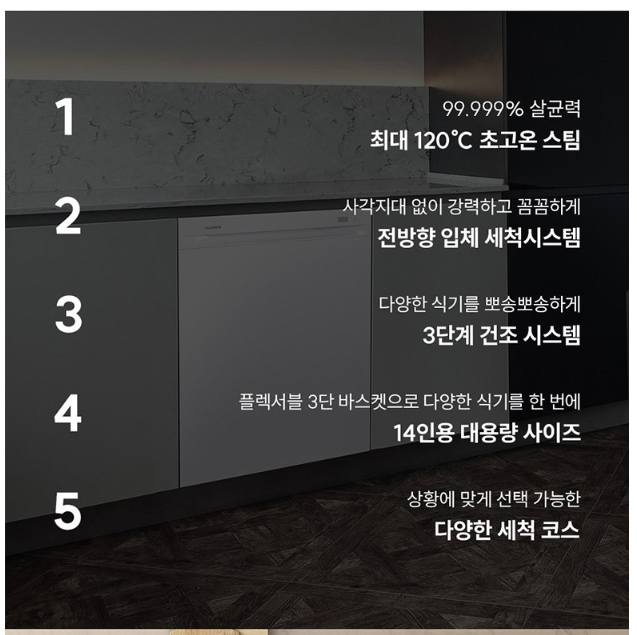 쿠쿠전자 CUCKOO CDW-BS1410UWE 이미지 4